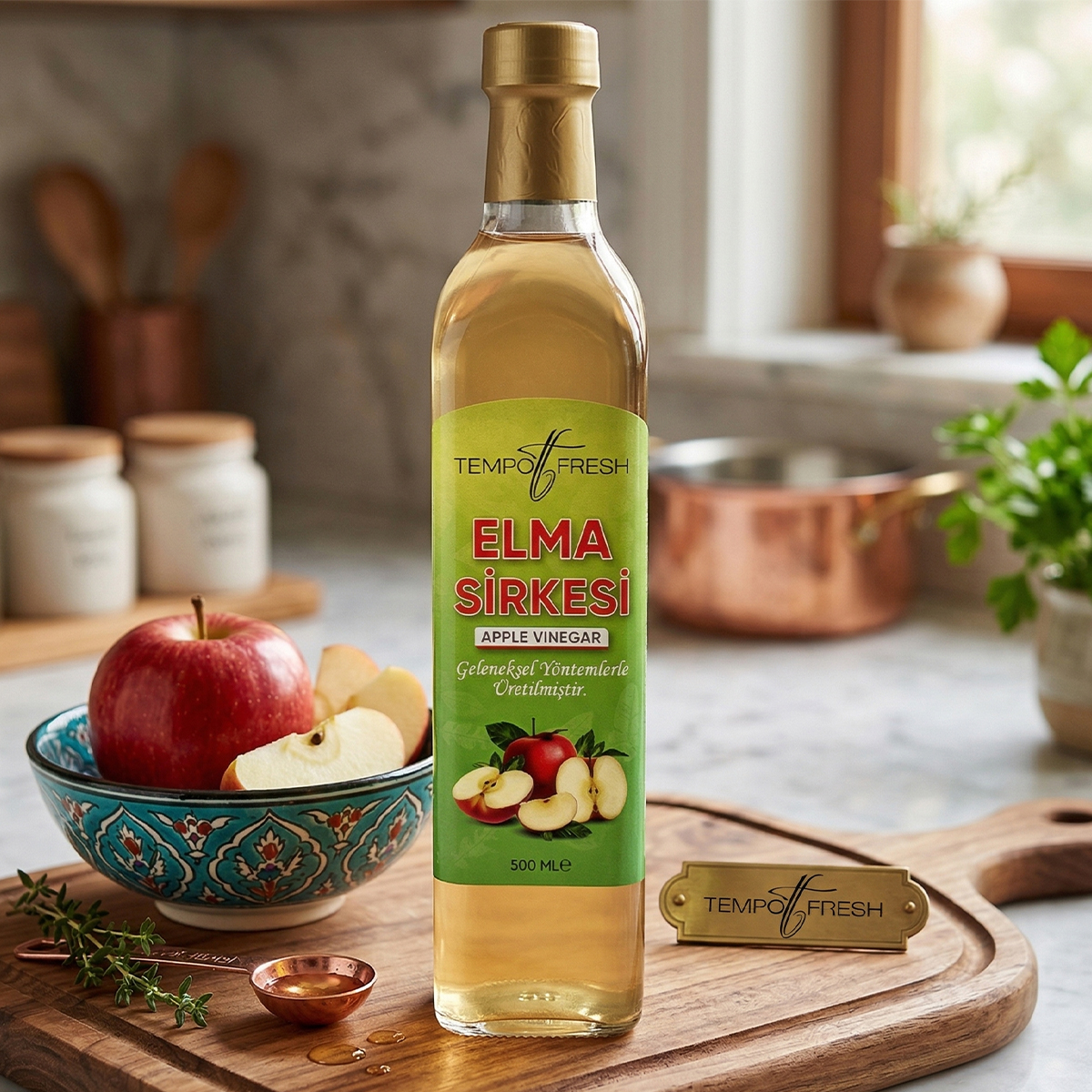 Elma Sirkesi Tempofresh 500 ml. - Görsel 7