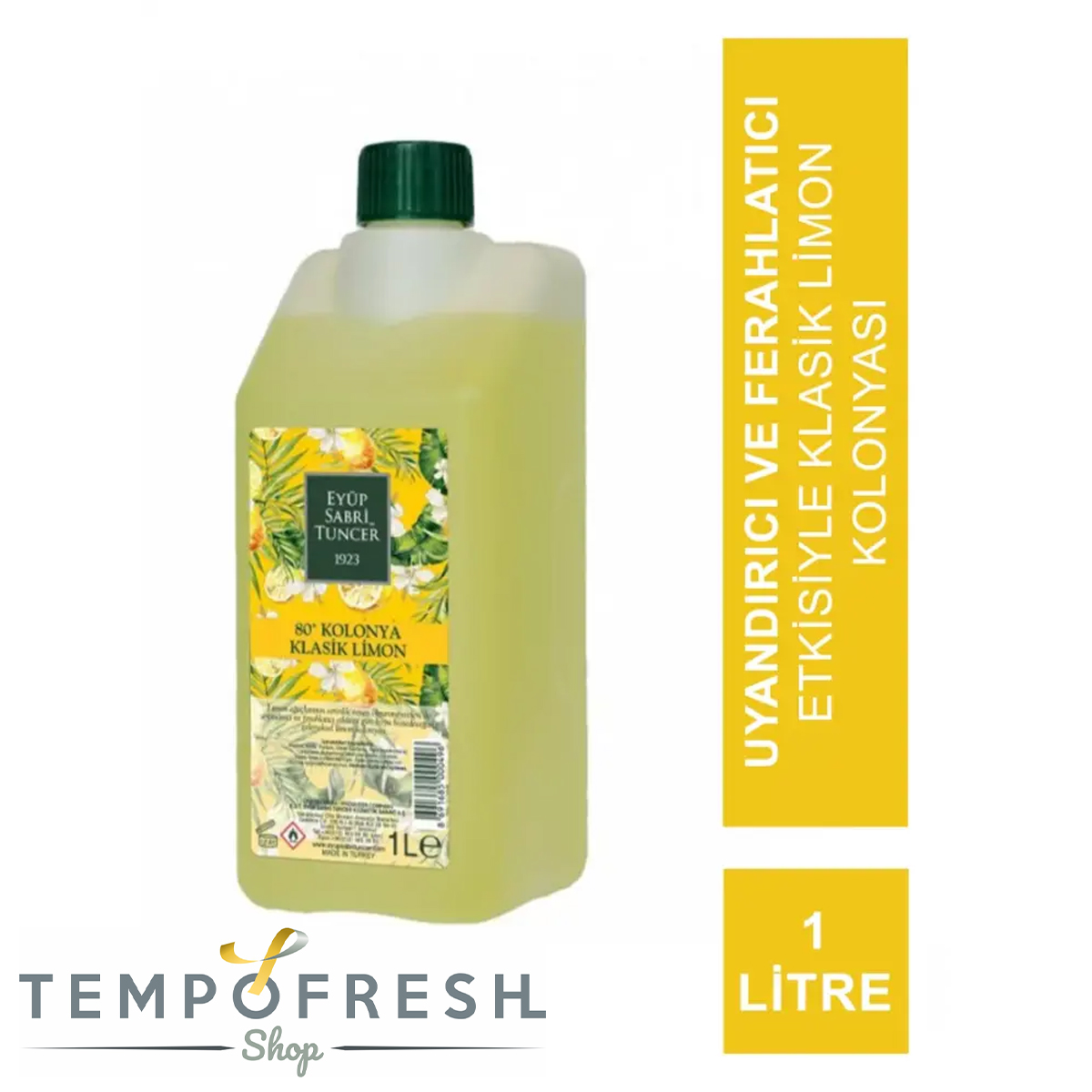 Eyüp Sabri Tuncer Sprey Kolonyası Klasik Limon 1 lt. - Görsel 5
