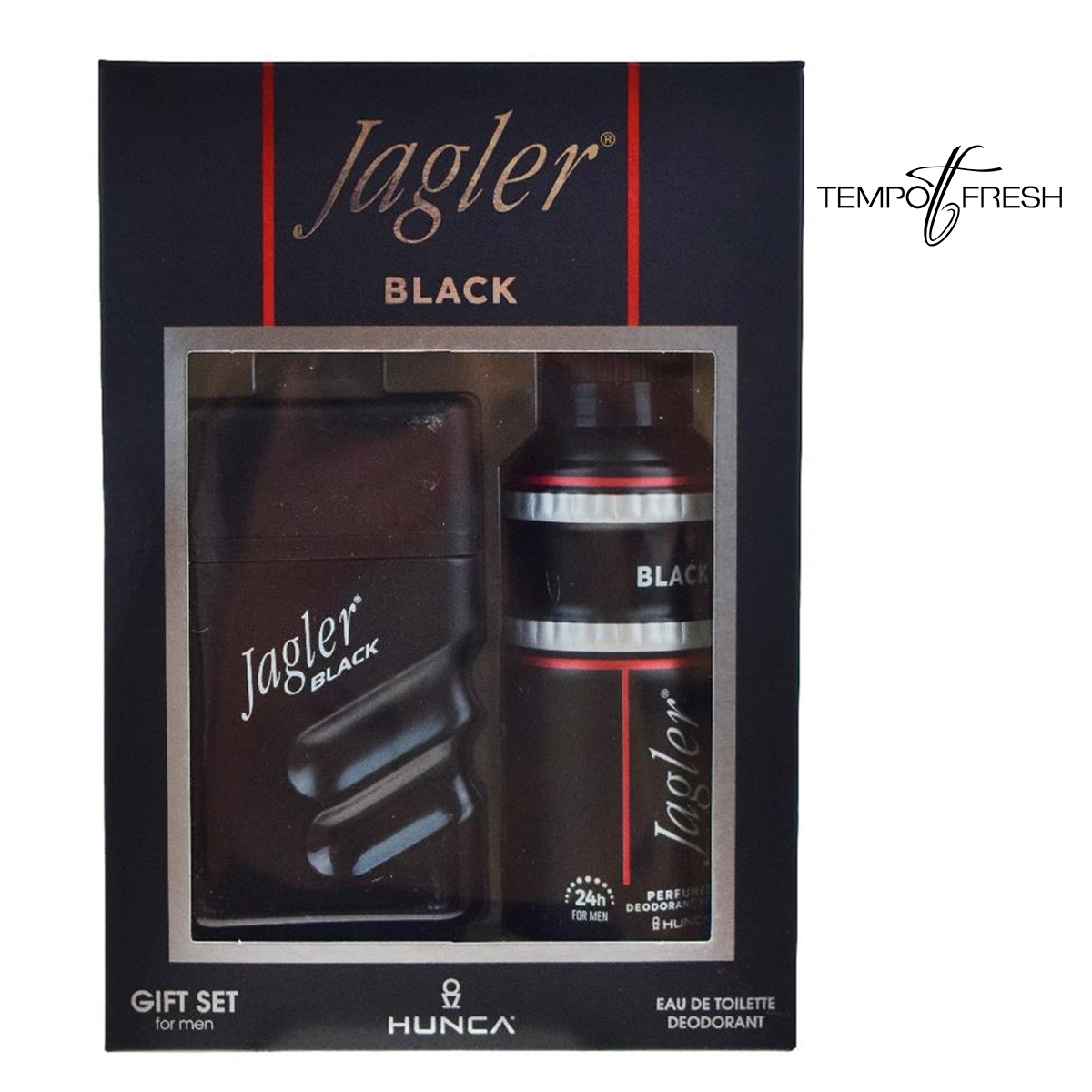 Jagler Black EDT 90 ml Erkek Parfümü ve 150 ml Deodorant Seti - Görsel 2