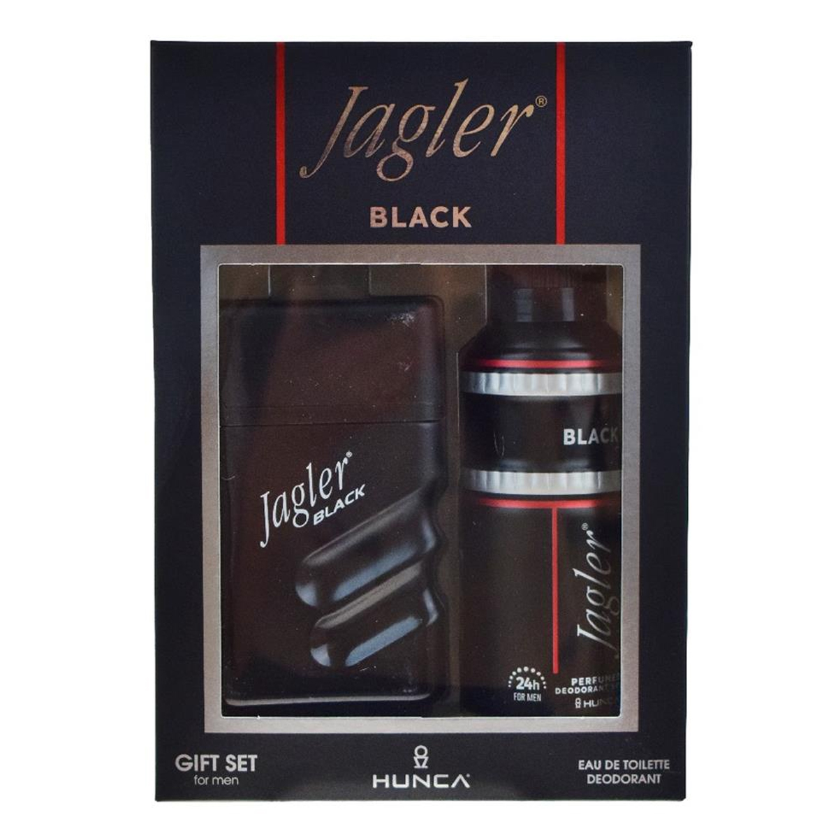 Jagler Black EDT 90 ml Erkek Parfümü ve 150 ml Deodorant Seti