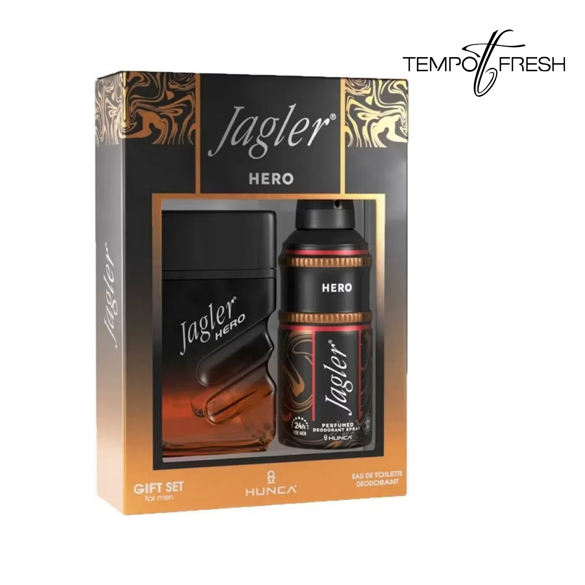 Jagler Hero Kutu Kofre 90 ml Parfüm + 150 ml Deodorant Erkek - Görsel 2