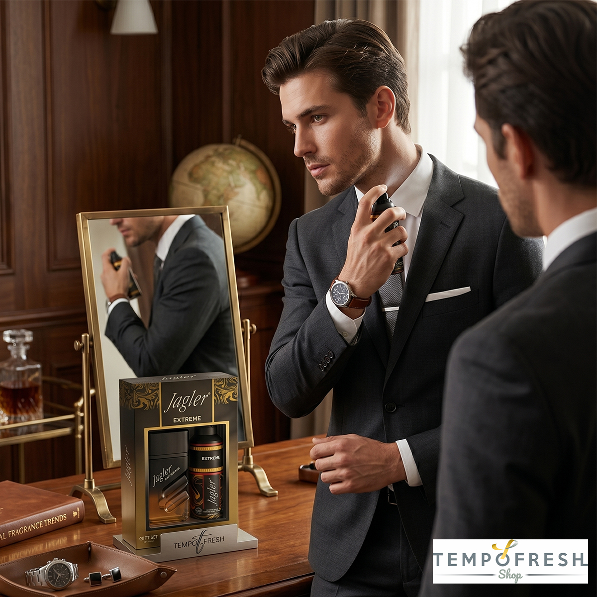 Jagler Extreme Kutu Kofre Parfüm 90 Ml + Deodorant Erkek 150 Ml. - Görsel 5