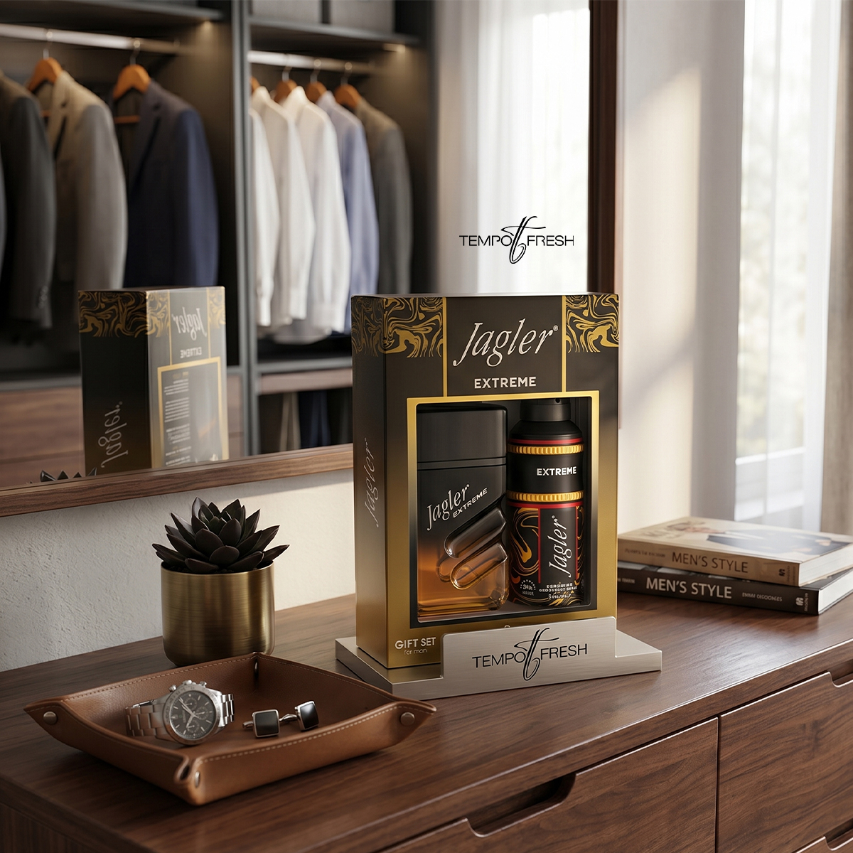 Jagler Extreme Kutu Kofre Parfüm 90 Ml + Deodorant Erkek 150 Ml. - Görsel 4