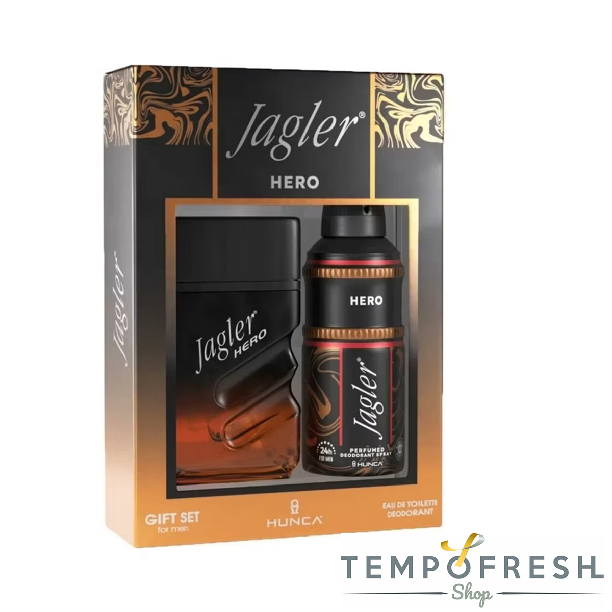 Jagler Hero Kutu Kofre 90 ml Parfüm + 150 ml Deodorant Erkek - Görsel 3